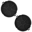 Alapure Koolstoffilter geschikt voor Beko KF9189387005 / 15596 (2st.) Alapure Koolstoffilter geschikt voor Beko KF9189387005 / 15596 (2st.)