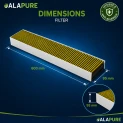 Alapure CleanAir Filter geschikt voor Bosch HEZ381700 / 17000822 met Anti-Fish