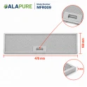 Alapure Metaalfilter geschikt voor Candy/Hoover 49036199 470x169x9mm