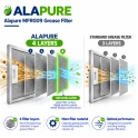 Alapure Metaalfilter geschikt voor Candy/Hoover 49036199 470x169x9mm