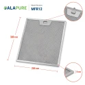 Alapure Metaalfilter geschikt voor AEG 50248271004 300x254x8mm