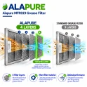 Alapure Metaalfilter geschikt voor Pelgrim 401468 / 89001193 468x183x7mm