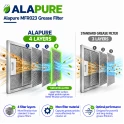 Alapure Metaalfilter geschikt voor Beko 129730007 / 115657 320x273x8mm