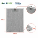 Alapure Metaalfilter geschikt voor AEG 4055073441 205x273mm