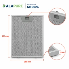 Alapure Metaalfilter geschikt voor Franke 133.0036.291 273x205x8mm