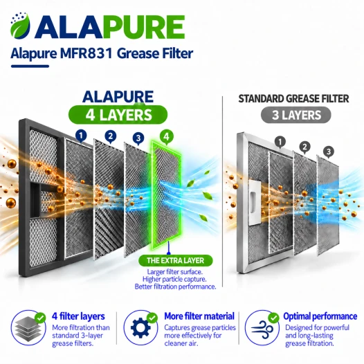 Alapure Metaalfilter geschikt voor Neff 11043267