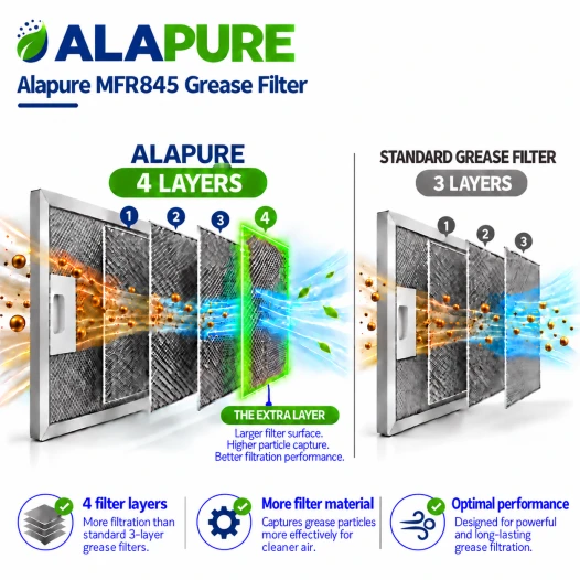 Alapure Metaalfilter geschikt voor Constructa 746789 / 00746789 165x302mm
