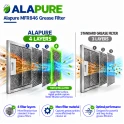 Alapure Metaalfilter geschikt voor Constructa 432785 / 00432785 310x500x7mm