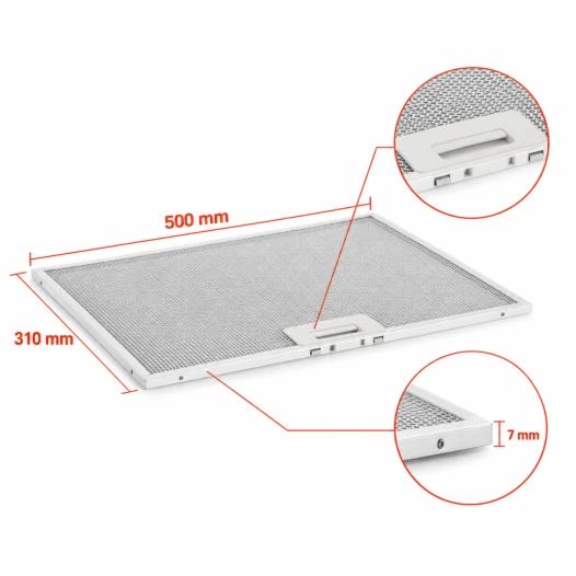 Constructa Metaalfilter 432785 / 00432785 310x500x7mm
