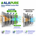 Alapure Metaalfilter geschikt voor Neff 352813 / 00352813 445x175mm