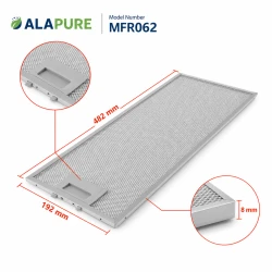 Alapure Metaalfilter geschikt voor Neff 11022474 482x192x8mm