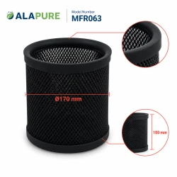 Alapure Metaalfilter geschikt voor Elica GRI0119429B 170x180mm