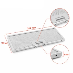 Bosch Metaalfilter 11004995 317x159x8mm 