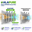 Alapure Metaalfilter geschikt voor Bosch 11022472 382x192x8mm