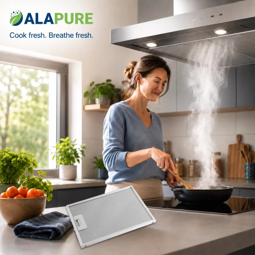 Alapure Metaalfilter geschikt voor Novy 508-900890  350x244mm
