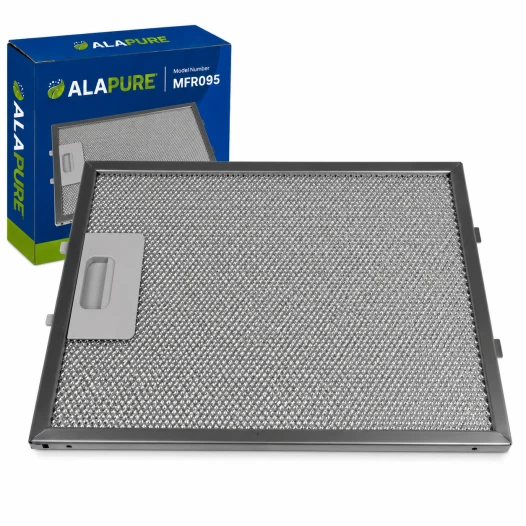 Alapure Metaalfilter geschikt voor Whirlpool 481248048083 215x268x8mm