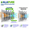Alapure Metaalfilter geschikt voor Juno 80877780 300x430x10mm