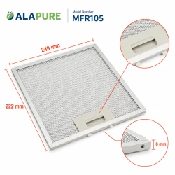 Alapure Metaalfilter geschikt voor Amica 1039799 249x222