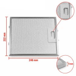 AEG Metaalfilter 50299664008 222x248mm