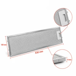 Juno Metaalfilter 50289526001 530x160x8mm 