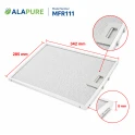 Alapure Metaalfilter geschikt voor Zanker 80877665 342x285x8mm