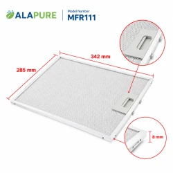 Alapure Metaalfilter geschikt voor Best 80877665 342x285x8mm Metaalfilter