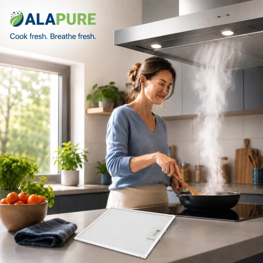 Alapure Metaalfilter geschikt voor Zanker 80877665 342x285x8mm