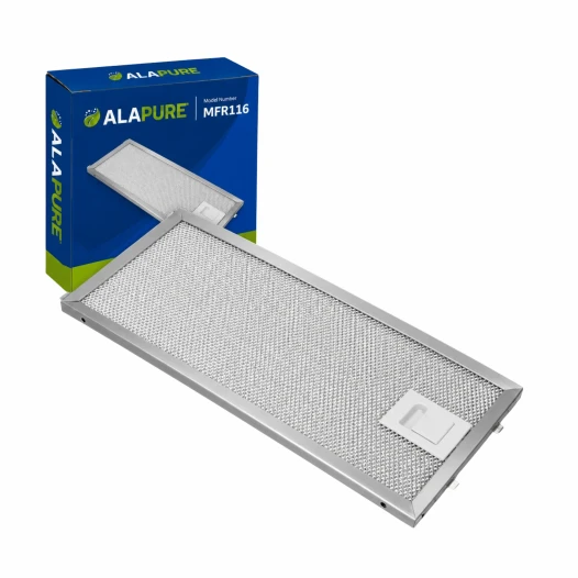 Alapure Metaalfilter geschikt voor Juno 4055348199 124x254x8mm
