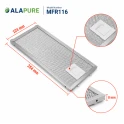 Alapure Metaalfilter geschikt voor Juno 4055348199 124x254x8mm