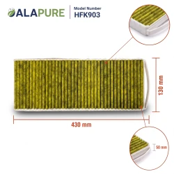 Alapure Koolstoffilter geschikt voor Bora Pure PUAKF Premium