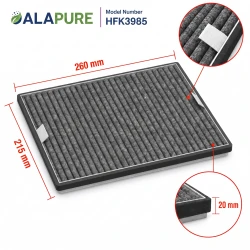 Alapure HFK3985 Compatibel met Miele Koolstoffilter DKF11-P