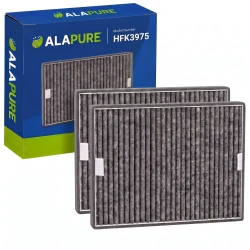 Alapure HFK3975 Compatibel met Miele Koolstoffilter DKF19-P / FWKM-1423 (2 St.)