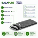 Alapure HFK3975 Compatible met Miele Koolstoffilter DKF19-P / FWKM-1423 (2 St.)