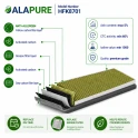Alapure CleanAir Plus Koolstoffilter geschikt voor Bosch 11041790 / DWZ0AK0A0