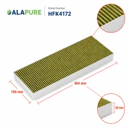 Alapure CleanAir Plus Koolstoffilter geschikt voor Neff 11034172