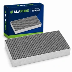 Alapure CleanAir Active-Koolfilter geschikt voor Bosch 11018621 / AA210110 / 11010506