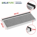 Alapure CleanAir Koolstoffilter geschikt voor Siemens 17006837 / 11025805 / LZ45510