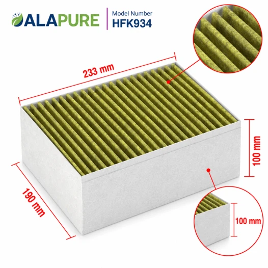 Alapure CleanAir Plus Koolstoffilter geschikt voor Constructa 11033934