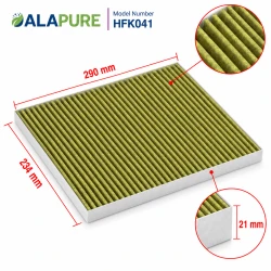 Alapure CleanAir Plus Koolstoffilter geschikt voor Siemens 11034226 / 17004041 / LZ21JXB16 (3 St.)