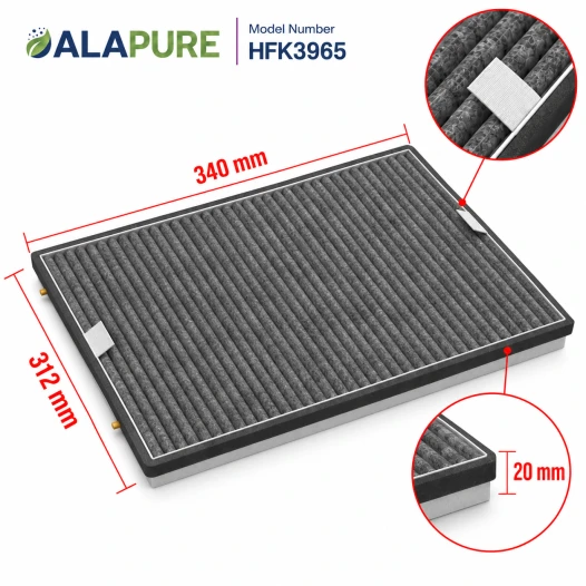 Alapure Koolstoffilter Miele DKF25-1 / DKF25-P van Alapure HFK3965