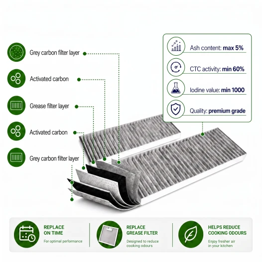 Beko Koolstoffilter 165265001