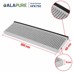 Alapure CleanAir Koolstoffilter geschikt voor Siemens 17006774 / LZ16IBB14