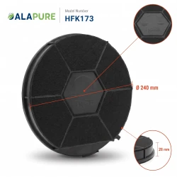 Alapure Koolstoffilter geschikt voor WPRO Type 28 / CHF28/1 / CHF289B