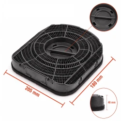 Frigidaire Koolstoffilter MCFE14ST / 9029800605 / Type 200 / MCFE14 (2 St.)