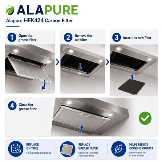Alapure Koolstoffilter geschikt voor Blaupunkt 5Z9101X1 / 5Z9102X1