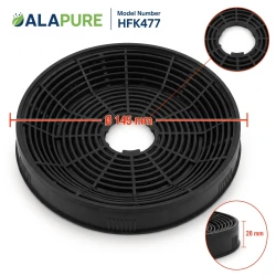 Alapure Koolstoffilter geschikt voor Grundig KF971100007 / KF9189204771 (2 St.)