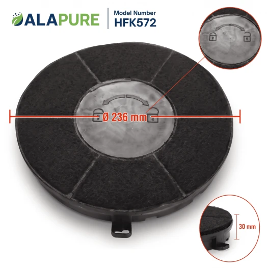 Alapure Koolstoffilter geschikt voor TurboAir F00572 / CFC0140064