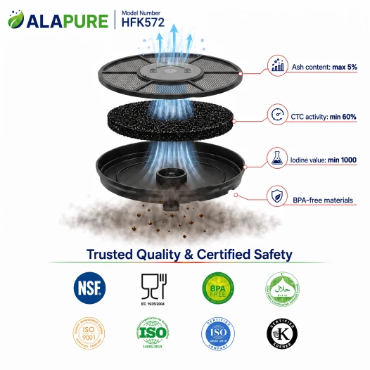 Alapure Koolstoffilter geschikt voor TurboAir F00572 / CFC0140064