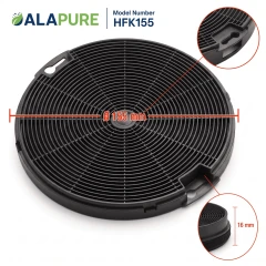 Alapure Koolstoffilter geschikt voor Zanussi MCFE09 / 9029800548 (2-pack)
