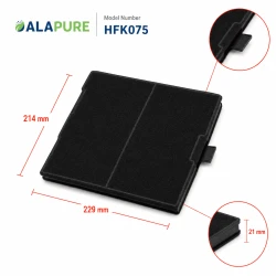 Alapure Koolstoffilter geschikt voor Bosch 00744075 / 744075 / DHZ5226